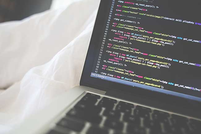 Coding in bed with Macbook Pro